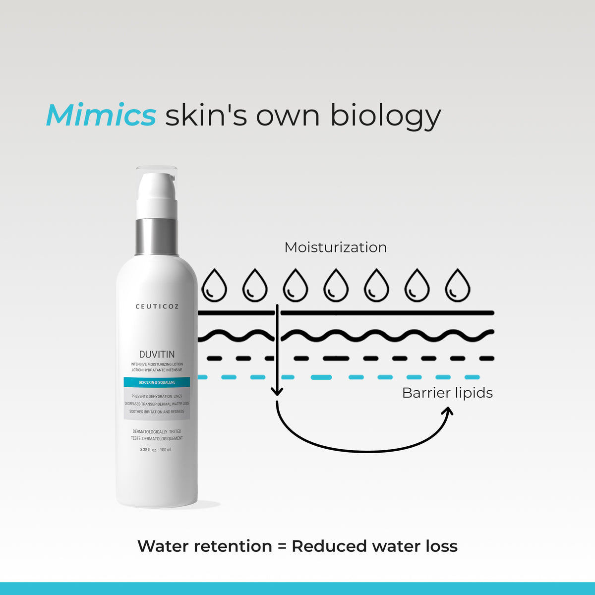 Duvitin Intensive Moisturizing Lotion | Body Hydration for Dry Skin