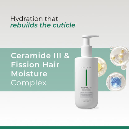 Keramote Sulfate Free Moisturizing Shampoo | Care for Dry, Damaged Hair