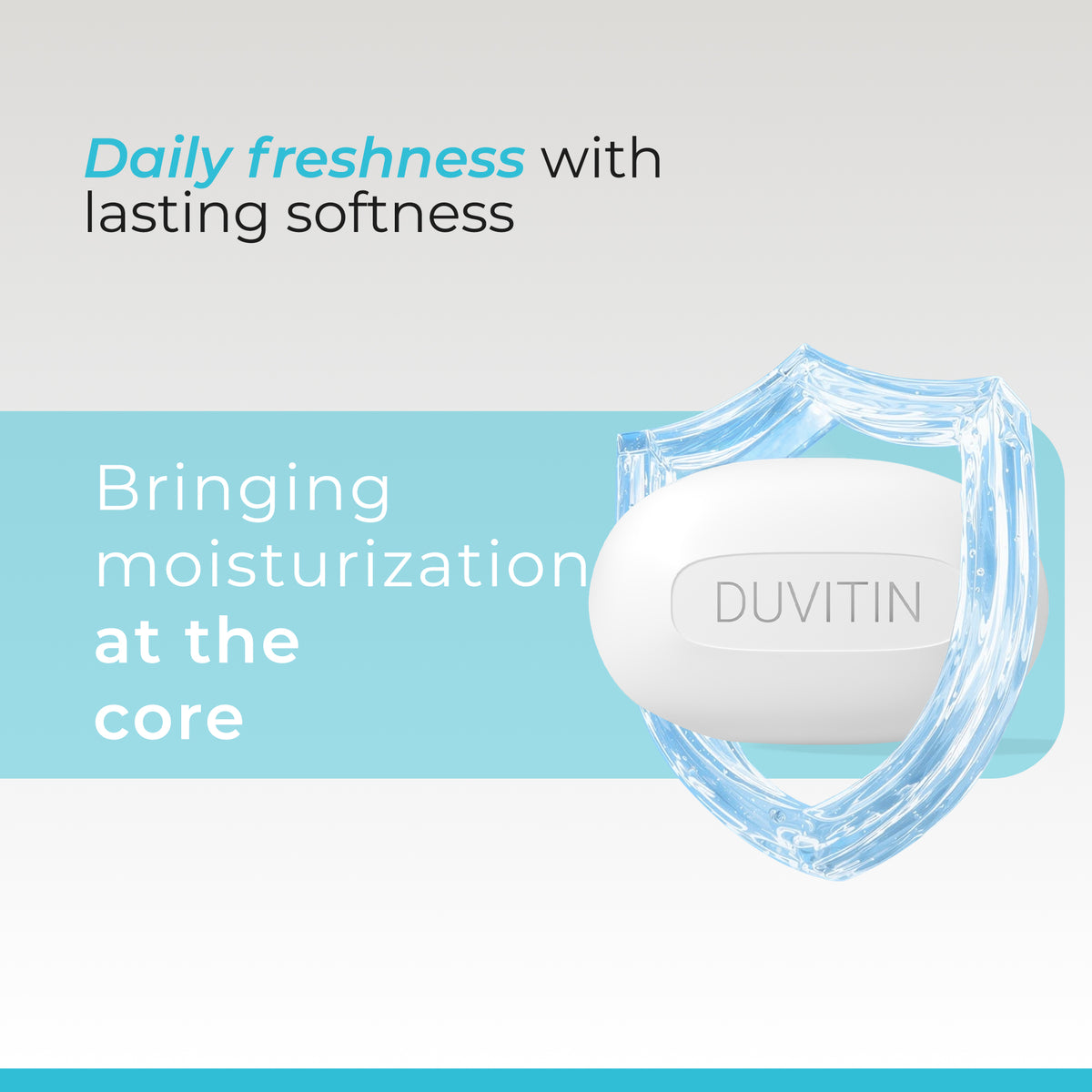 Duvitin Moisturizing Soap Pack of 4 | Non Drying Cleansing Bar