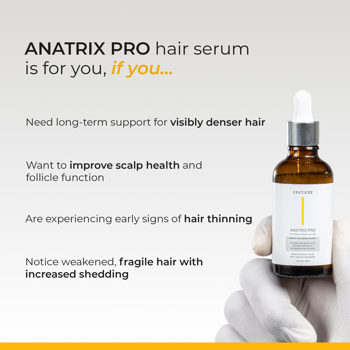 Anatrix Pro Hair Serum | Regrowth Support for Thinning Hair
