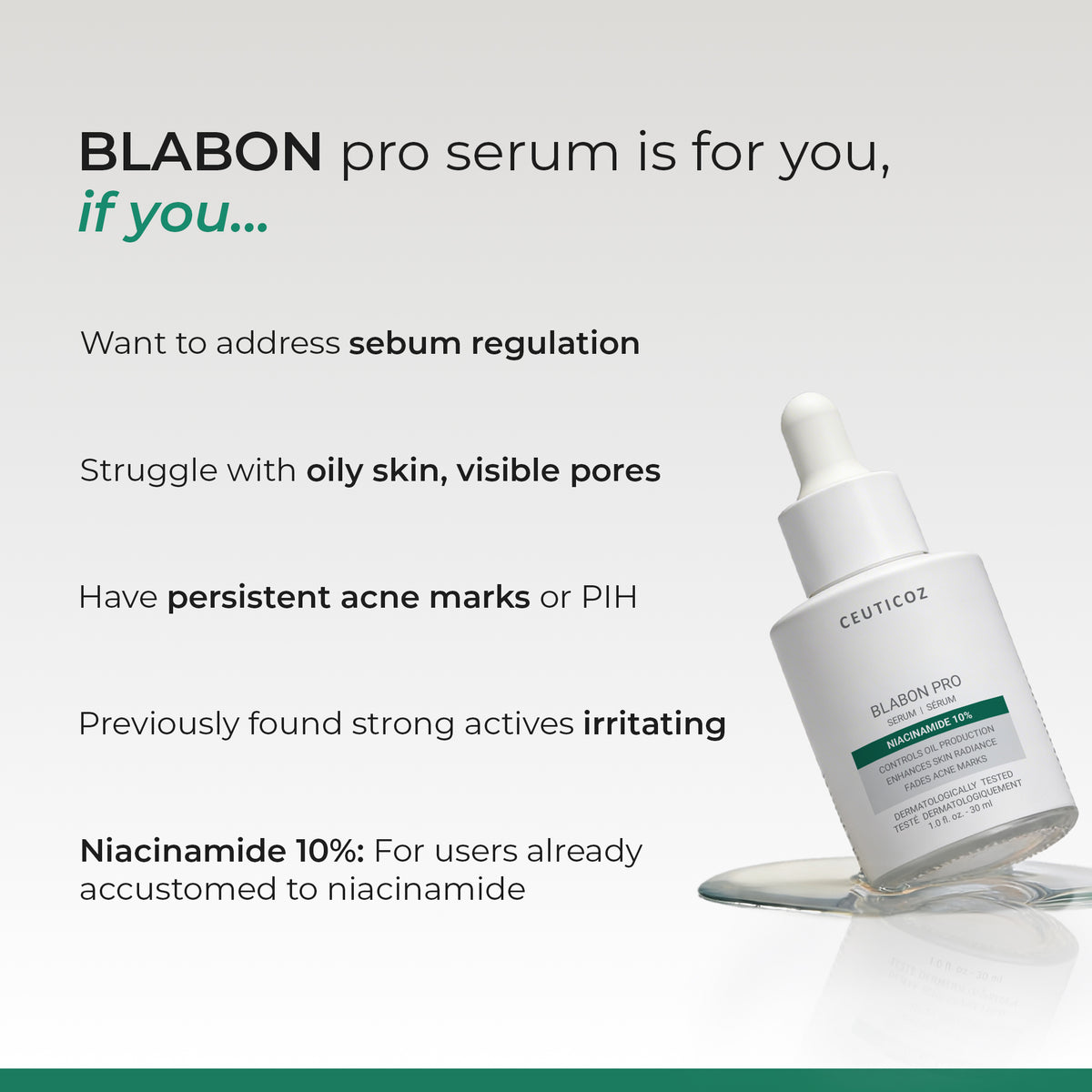 Blabon Pro Serum | 10% Niacianmide for Blemishes, Pore & Uneven tone