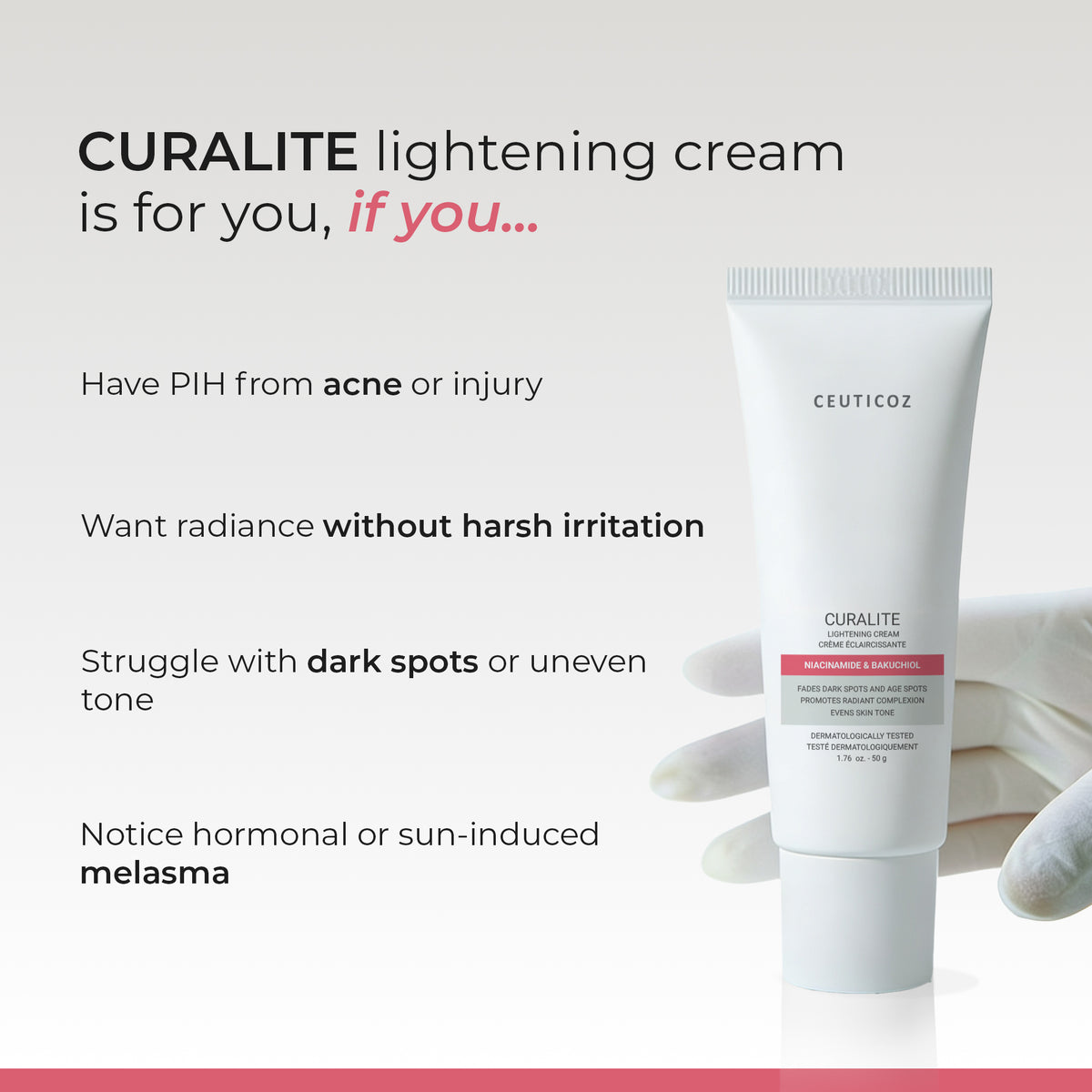 Curalite Lightening Cream | Dark Spot & Pigmentation Correction