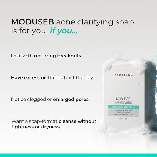Moduseb Clarifying Soap | Soap for acne prone and oily skin