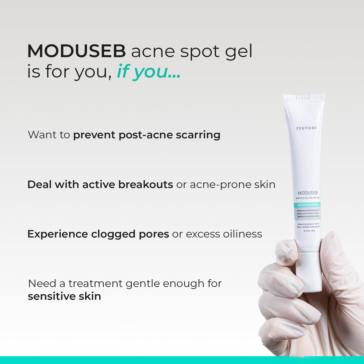 Moduseb Acne Spot Gel | Targeted care for active blemishes