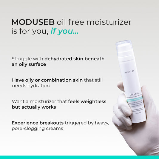 Moduseb Oil Free Moisturizer | Non Comedogenic Hydration for Oily Skin