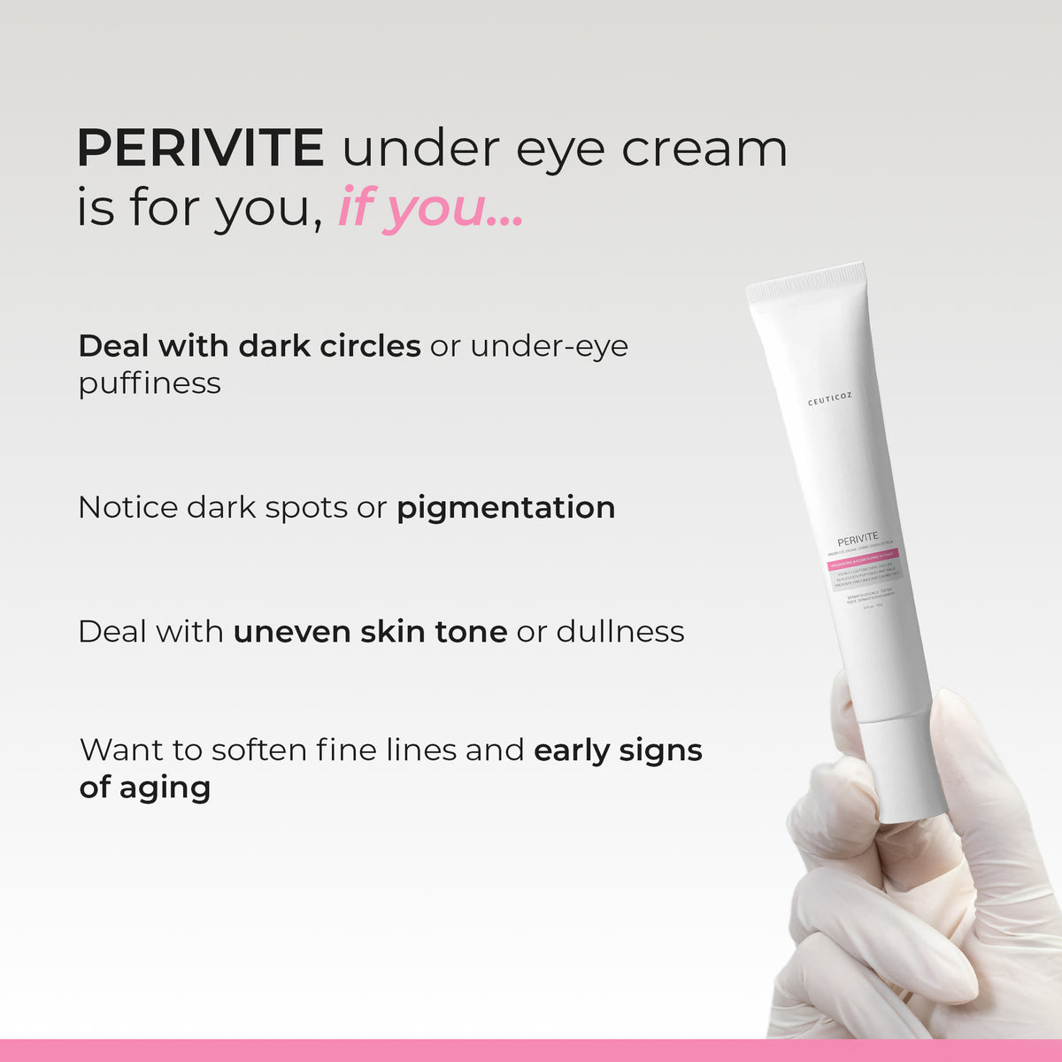 Perivite Under Eye Cream | Dark Circles, Puffiness & Fine Lines