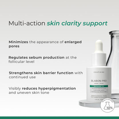 Blabon Pro Serum | 10% Niacianmide for Blemishes, Pore & Uneven tone