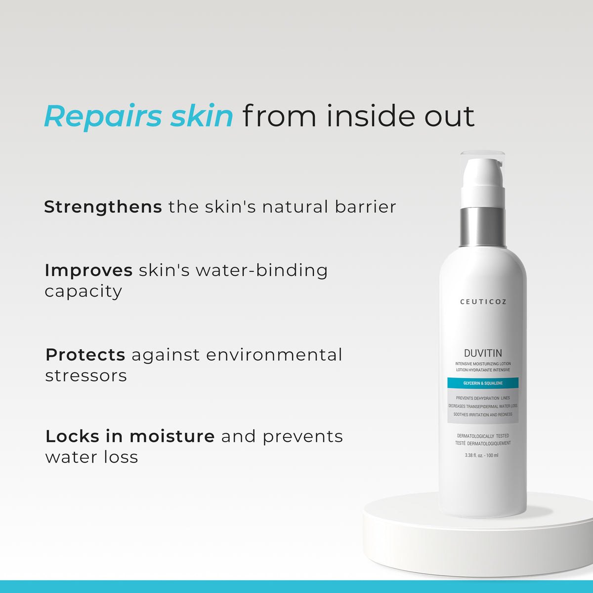 Duvitin Intensive Moisturizing Lotion | Body Hydration for Dry Skin