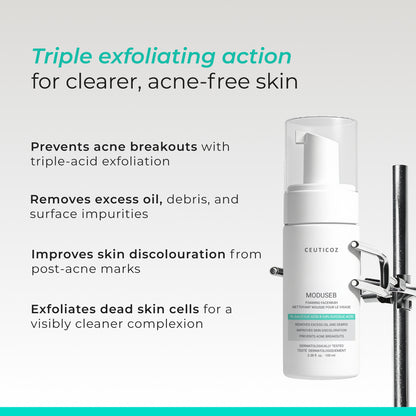 Moduseb Foaming Facewash | Daily Cleanse for Oily, Acne Prone Skin