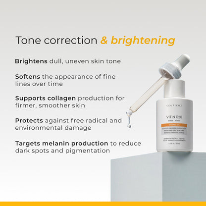 Vitin C20 Serum 20% Vitamin C | Tone Correction, Antioxidant Defence