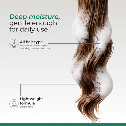 Keramote Sulfate Free Moisturizing Shampoo | Care for Dry, Damaged Hair