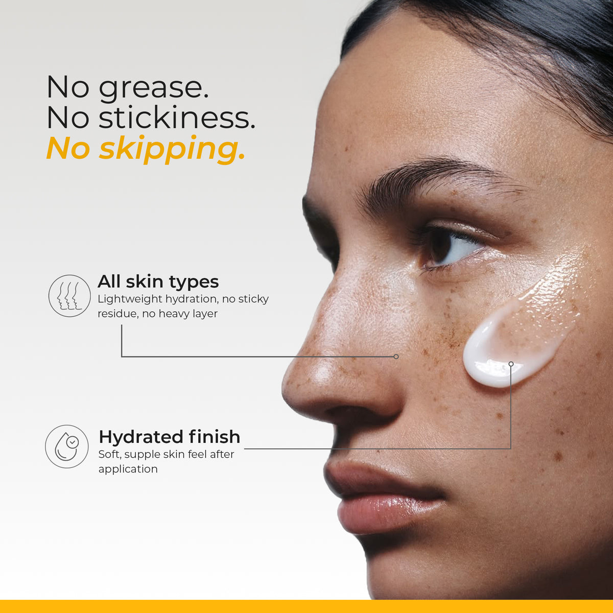 Uvicoz Aqua Gel Sunscreen SPF 50+ PA++++ | No White Cast, Water Light