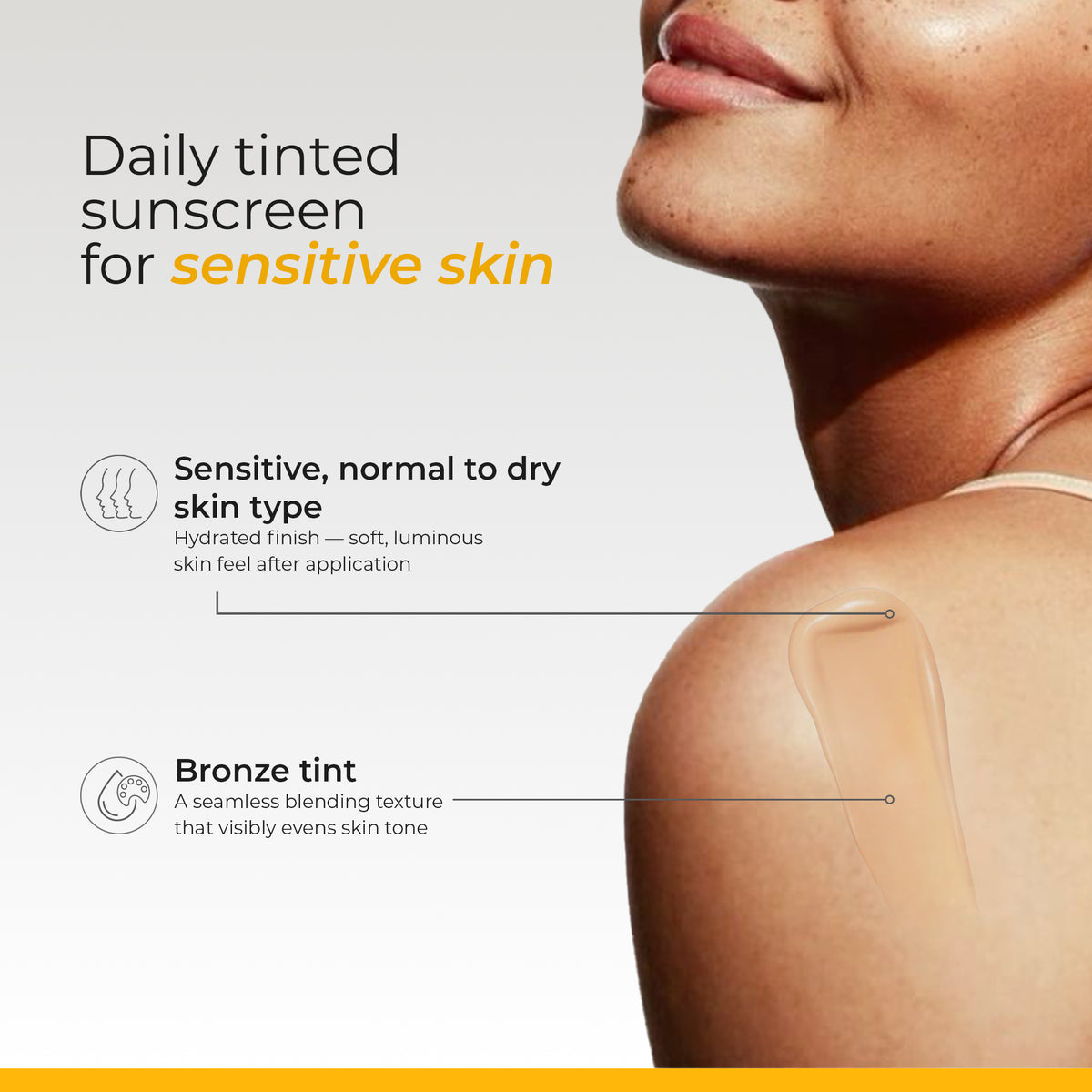 Ceuticoz Clear Zinc Tinted Sunscreen Lotion SPF 50+ | Dry Skin, PA++++