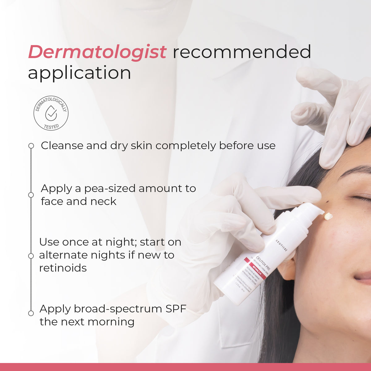 Ceutox Pro 0.3% Retinol Cream Serum | Collagen Support, Even Tone