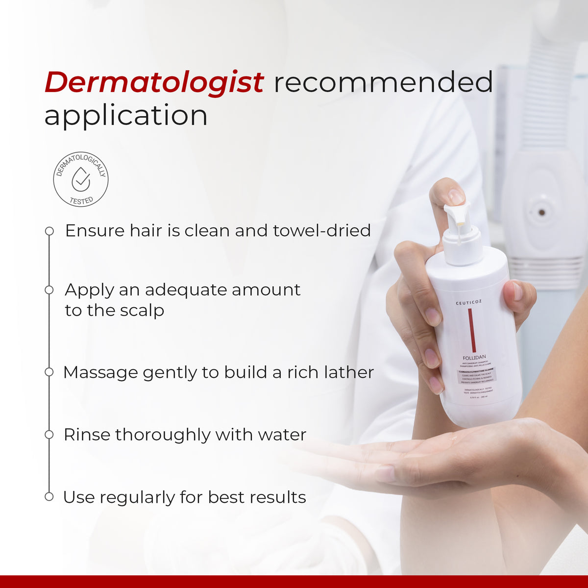 Follidan Anti Dandruff Shampoo | Flake Control & Scalp Relief