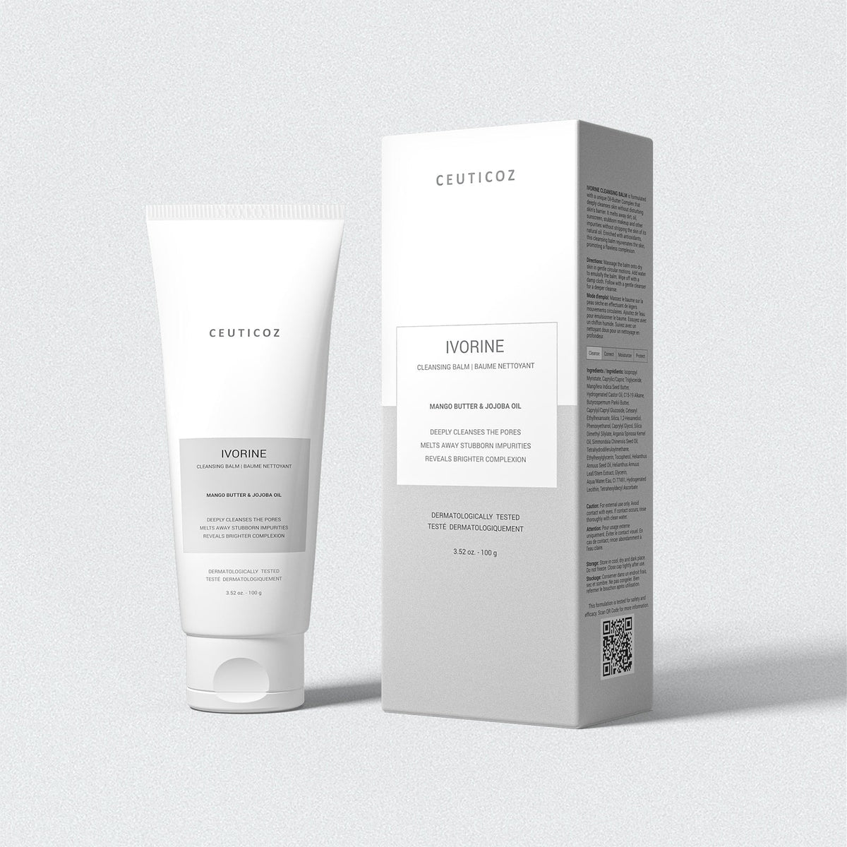 Ivorine Cleansing Balm | Makeup & Sunscreen Removal, Non Stripping