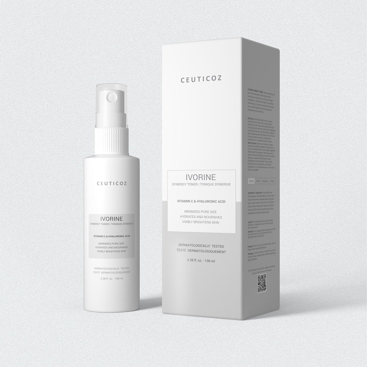 Ivorine Synergy Toner | Prep & Brighten, Alcohol Free Formula