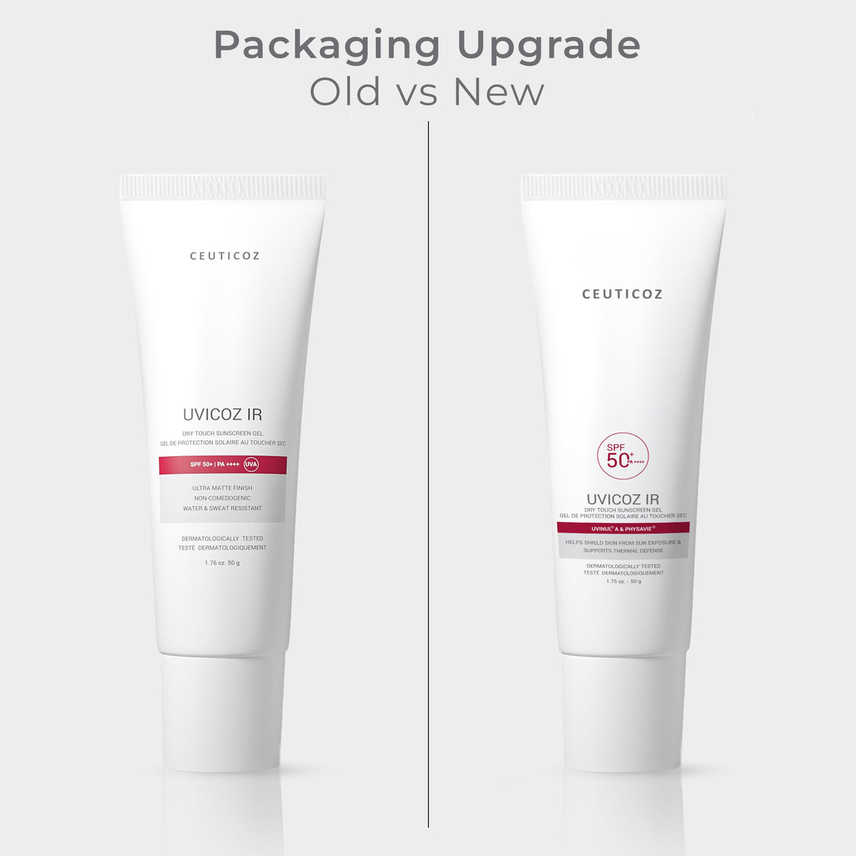 Uvicoz IR Dry Touch Sunscreen Gel SPF 50+ PA++++ | Matte Finish, All Skin Type