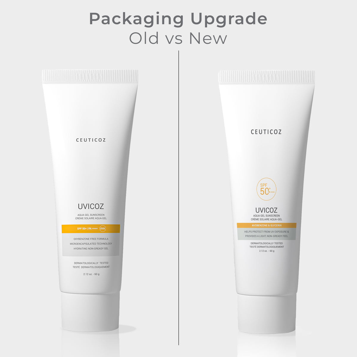Uvicoz Aqua Gel Sunscreen SPF 50+ PA++++ | No White Cast, Water Light